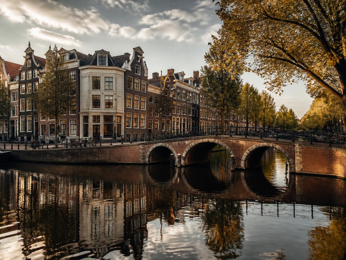 Residential architecture in Amsterdam